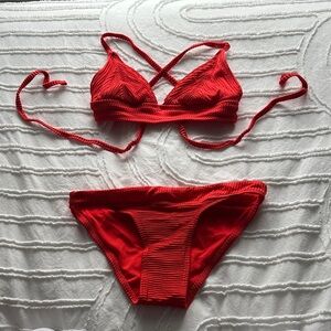 Red Bikini Set